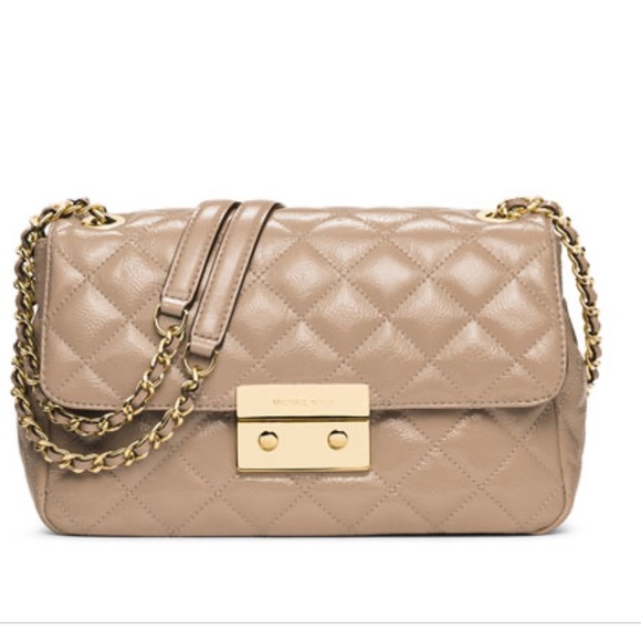 MICHAEL Michael Kors Handbags - Michael Kors Sloan chain crossbody patent leather